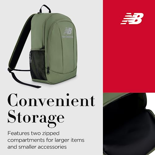 Concept One New Balance Laptop Backpack, Commuter Travel Bag for Men and Women, Olive, 0, New Balance Laptop Backpack, Commuter Travel Bag for Men and Women - Image 3