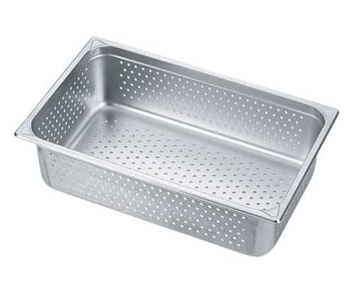 カンダ ホテルパン 穴明 1/1 (53×32.5cm) 深さ10cm (7004PF) 業務用 HG 18-8 ステンレス 034069