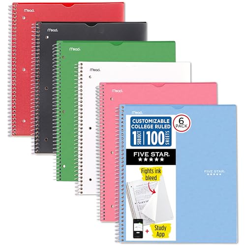 Cahier à spirale connecté Five Star pour réviser sur smartphone