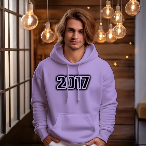 Hoodie Unisex Iris Lavender 2017 confortable - 2