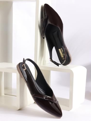 Image of SilverArrow Women's Flosmo Fashion Sandals|Mule Flats with Buckle Closure |Casual Wear