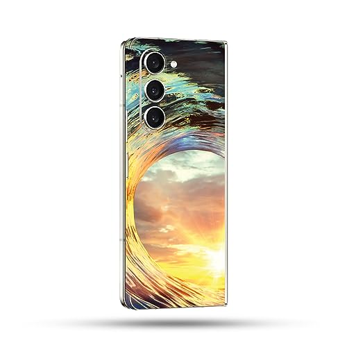 Image of MightySkins Skin Compatible with Samsung Galaxy Z Fold 5 Full Wrap - in The Tube | Protective, Durable, and Unique Vinyl Decal wrap Cover | Easy to Apply, Remove, and Change Styles | Made in The USA
