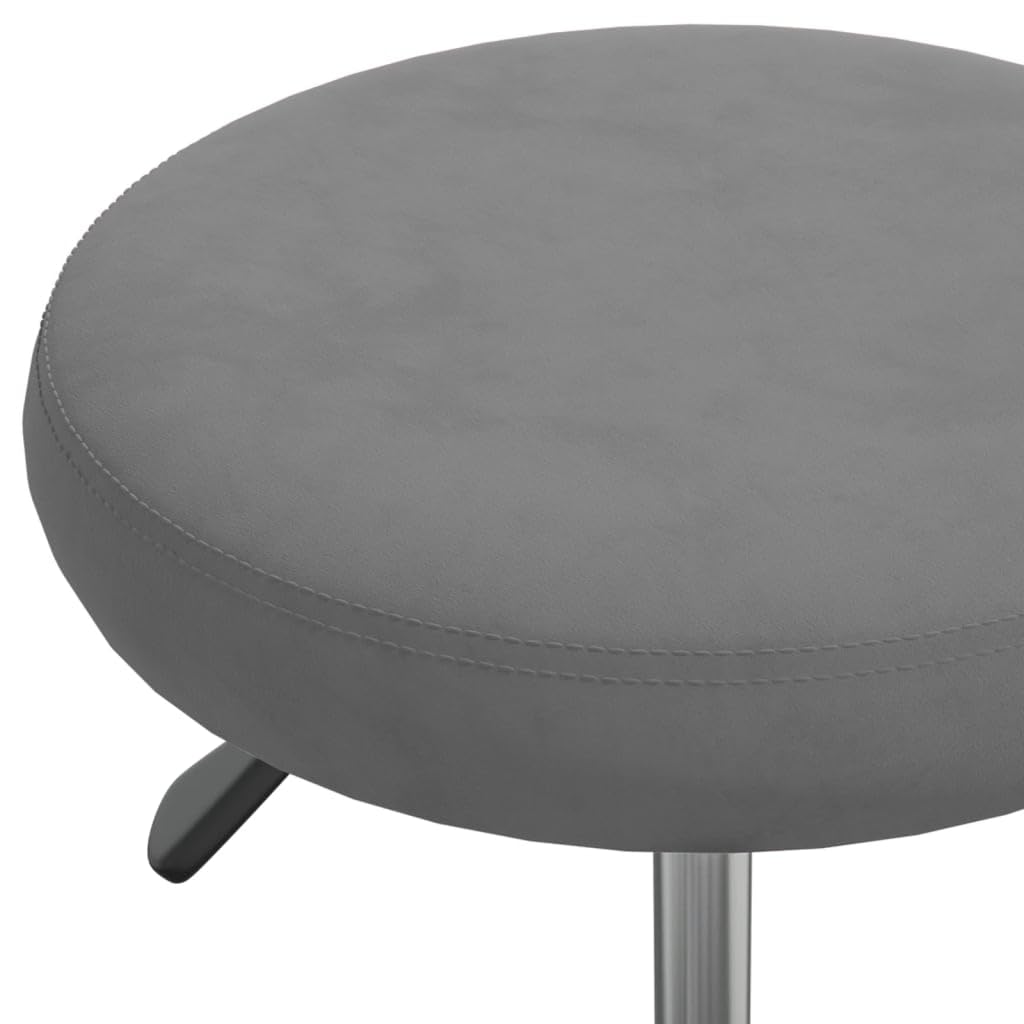 Generico Sgabello da Massaggio in Velluto Grigio Scuro,Salute e Bellezza,Cura della Persona,Massaggi e Relax,Poltrone da Massaggio,Grigio,3.95 kg,3085739