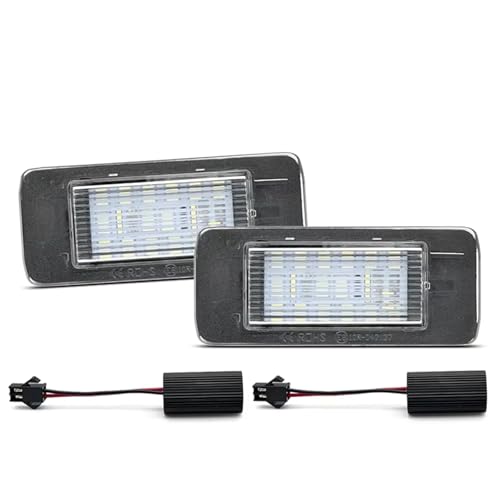Luz matrícula LED para Opel Astra J y Zafira Tourer C pack de 2 lámparas homologadas canbus