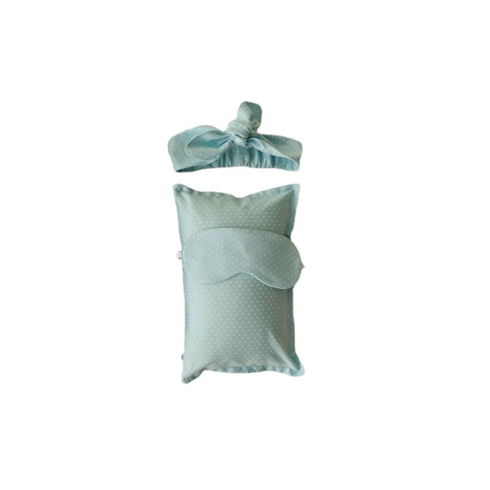 Accessoires Photo Nouveau-Né - Oreiller Et Bandeau Pose Bébé - Velours Multi-Couleurs