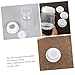 CONGARTENO 10pcs Wide Mouth Silicone Sealing Rings for Milk Storage Bottles Flexible Seal Gaskets with Writable Surface Soft Texture Breastmilk Bottle Seals for Secure Preservation