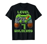 Level Up Birthday Shirt Pixel Video Gaming Wear