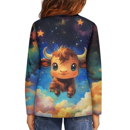 Image of Long Sleeve Shirts for Girls Winter Tops 3-16t Cartoon T Shirts for Fall Clothes