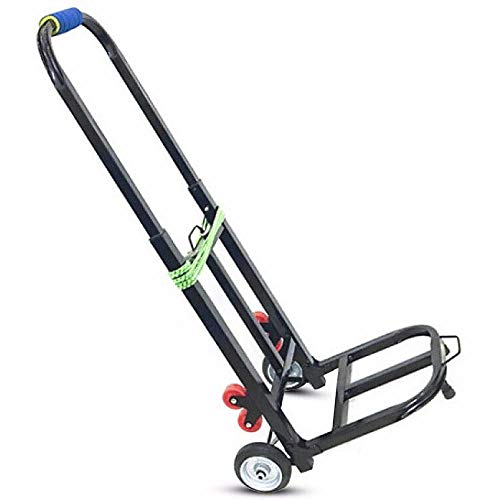 Carro Dela Compra Plegable de Planchar Ruedas de Marcha Suave con Bandas de Rodadura Blandas y Carga Máxima 150 kg，Negro Carro con Ruedas Compra para Levantar y Mover Fácilmente El Hogar, La Oficina