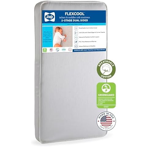 Sealy Flex Cool 2-Stage Baby Crib Mattress Cover