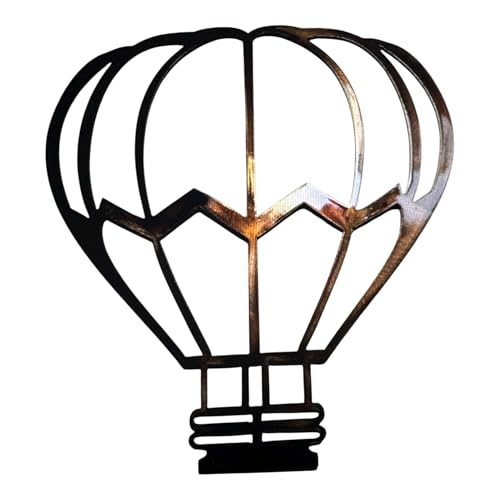 Hot Air Balloon Metal Wall Art Accent