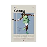 QGVBGF Serena Williams Tennisspieler-Wandkunst, 
