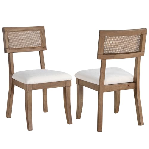 Steve Silver Co Colvin Brown Cane Side Chair, Set of 2