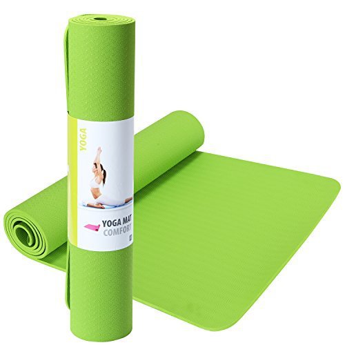 Image of IRIS Fitness Non Slip 6 mm TPE Yoga Mat for Hot Yoga Pilate Gymnastics
