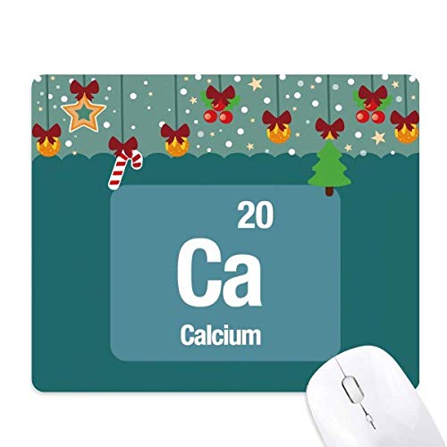 Tapis de souris caoutchouc bureau éléments chimiques Ca Calcium antidérapant