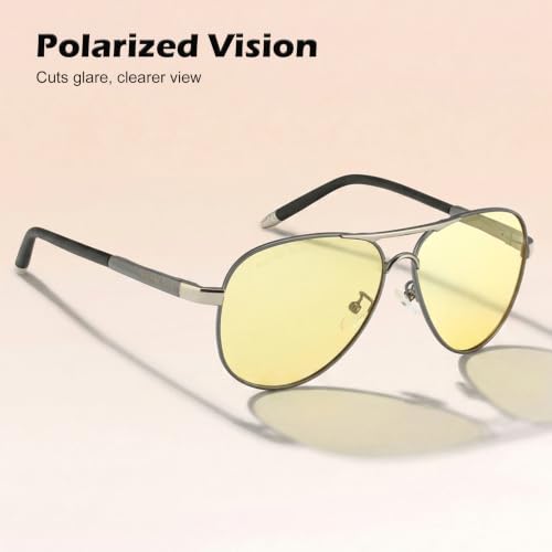Image of ROYAL SON Men Aviator Polarization Sunglasses