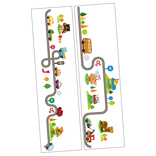 IMIKEYA 8 Folhas Faixa Adesivo De Parede De Carro Adesivos De Desenhos Animados Adesivo Para Carro A