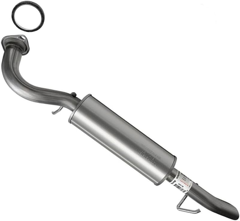 Exhaust Resonator Compatible for 2009-2011 Mazda Tribute 3.0L | Stainless Steel | Northeastern Exhaust | Free Gasket Included | Direct-Fit Replacement