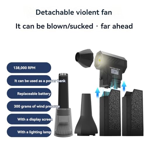 Ventilateur turbo sans balais avec écran LED haute précision - 8