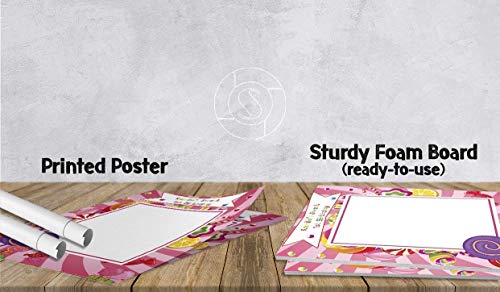 image for SpeedyOrders Candy Party Decorations, Candy Land Birthday Photo Booth 