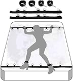 Wrist and Ankle Restraints for Couple Under King Bed Straps Sex Restraining for Adults Women Bondaged Kit for Couples Sex BDSM Restraints Adult Gift for Women Kinky Play