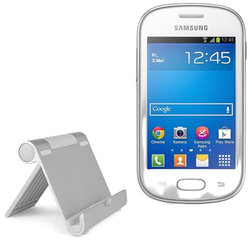BoxWave Stand and Mount Compatible with Samsung Galaxy Fame Lite S6790 - VersaView Aluminum Stand, Portable, Multi Angle Viewing Sturdy