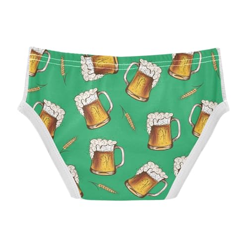 Boys' Underwear Cotton Little Boys Beer Briefs Soft Toddler Underwear 2T-8Y2