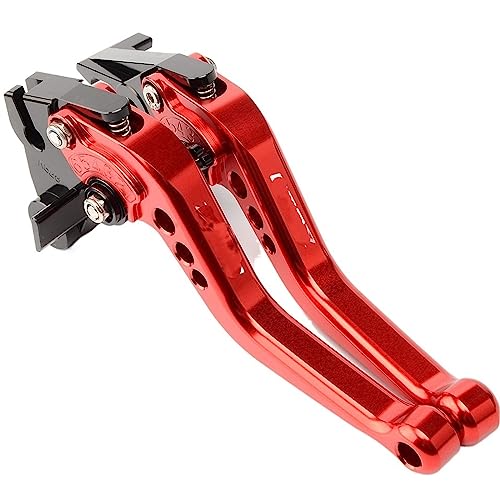 EEASSA Alavancas de freio de embreagem de motocicleta verde CNC alavancas de freio de embreagem ajus