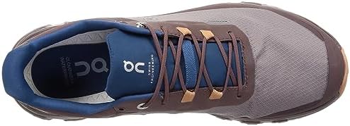 On Mens Cloudvista Waterproof Textile Synthetic Zinc Grape Trainers 9 US | Image 2
