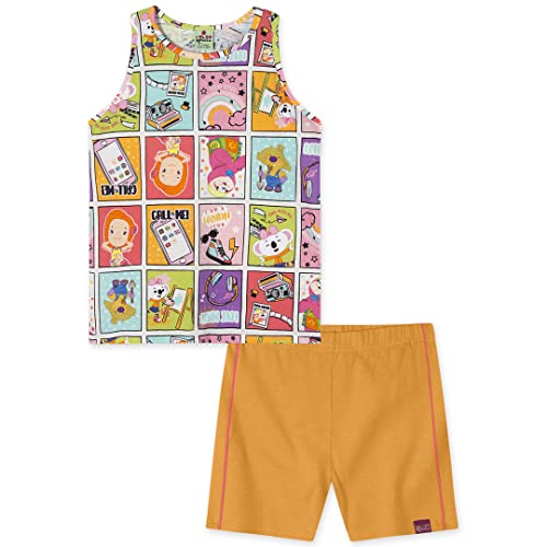 Conjunto Story Box, Mundo Ripilica, Meninas, Amarelo, 6