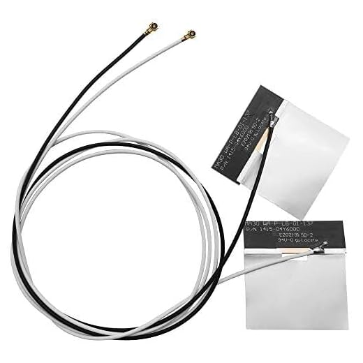 1Pair IPEX 4 MHF4 Antenna 2.4GHz 5GHz 3dBi Internal Laptop WiFi Antenna for M.2 NGFF Module 7265 8265 9260 9560 AX200 AX201 WiFi 6 Antenna Cable 50/72cm