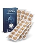 Katarzis®Super Pack 120 recambios adhesivos para tiras nasales magnéticas – hipoalergénicos – respira mejor, antironquidos, ideal para deporte y descanso – compatible con bandas magnéticas