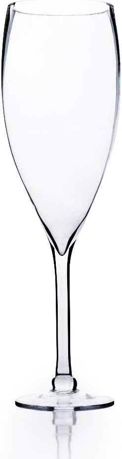 WGVI WGV Champagne Glass Vase, Width 6", Height 20", (Multiple Sizes Choices) Clear Stemmed Red Wine Planter Floral Container, Wedding Centerpiece, Event Home Decor, 1 Piece (VWV0620)