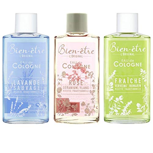Bien-Etre L'Original Eau De Cologne Lavande, Rose, Fraiche 250ml Imported From France