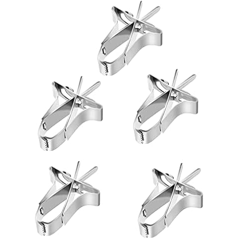 5 Stainless Steel Bird Food Holders Cover