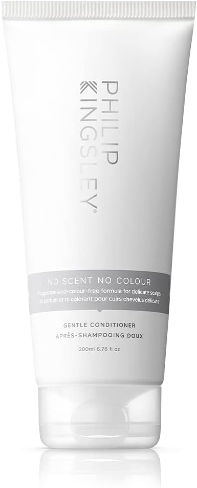PHILIP KINGSLEY | No Scent No Color Gentle Conditioner | For Sensitive and Delicate Scalps | Sulfate-Free and Fragrance-Free | 6.76oz