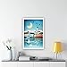 Vintage Retro Travel Poster Helsinki Finland A Canvas Poster Bedroom Decor Landscape Office Room Decor Gift Unframe:20x30inch(50x75cm)