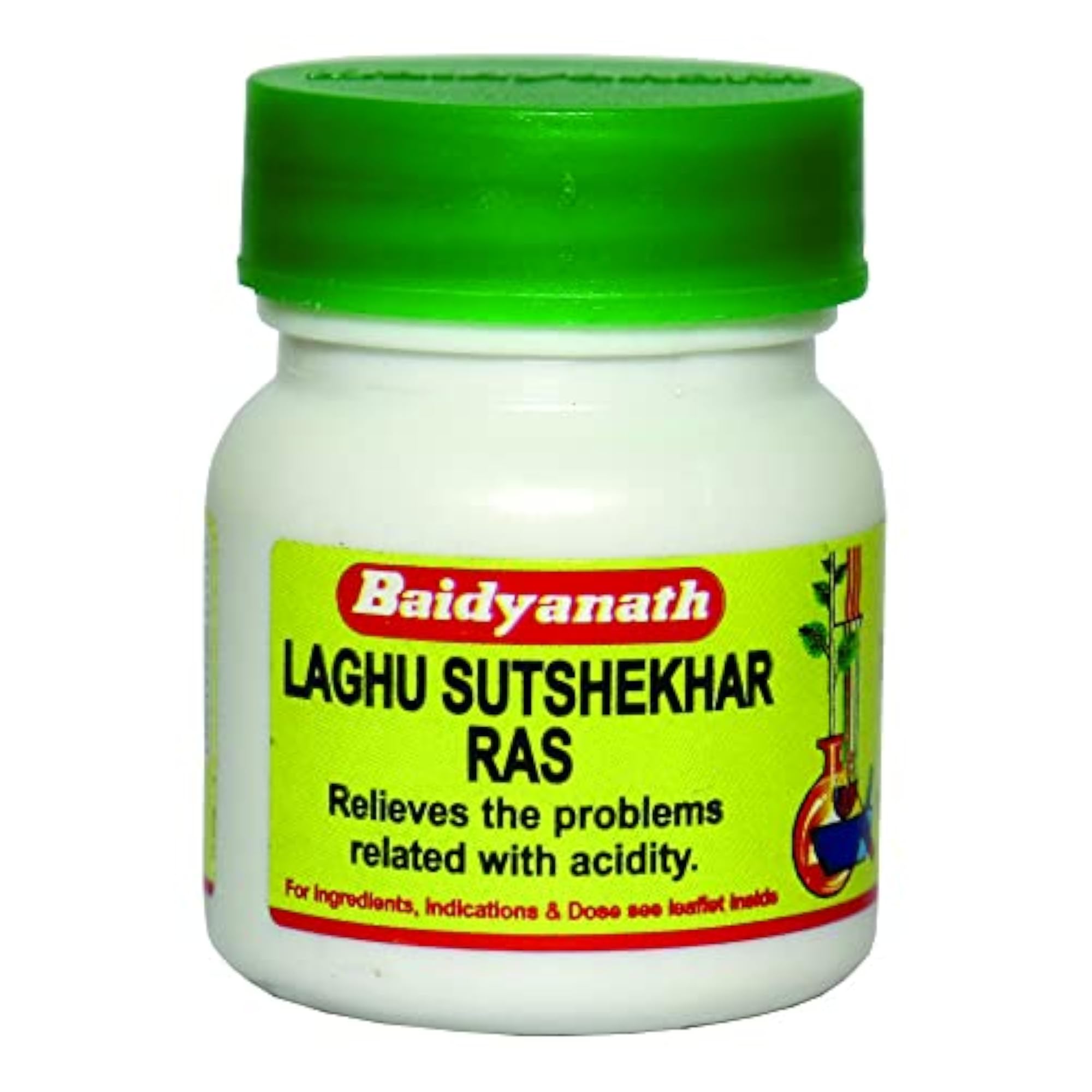 Baidyanath Laghu Sutshekhar, Ayurvedic Herbal Supplement, Pack of 2