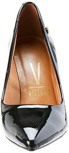 Scarpin Salto Alto Verniz, Vizzano, Feminino, Preto, 36