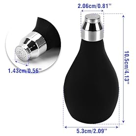 Alternative view of Powder Barber Spray Bottle, Empty Dispenser Blower, 3.38oz/100ml Refillable Hair Fiber Applicator Use Dry Shampoo, Gently Release Cornstarch Onto Neck Area, Make Client Comfortable After Hair Cut