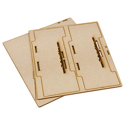 Image of The Broken Token Modular Paint Rack - 45 Wedge Riser for Modular Paint Racks - Customize Your Setup, Reach Your Bottles, Brushes and Pots with Easy Organization & Access