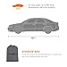 Audew 6 Layers Car Cover Waterproof All Weather Breathable UV Protection Snowproof Dustproof Universal Fit Full Car Covers for Sedan, SUV L(175’’-190’’)