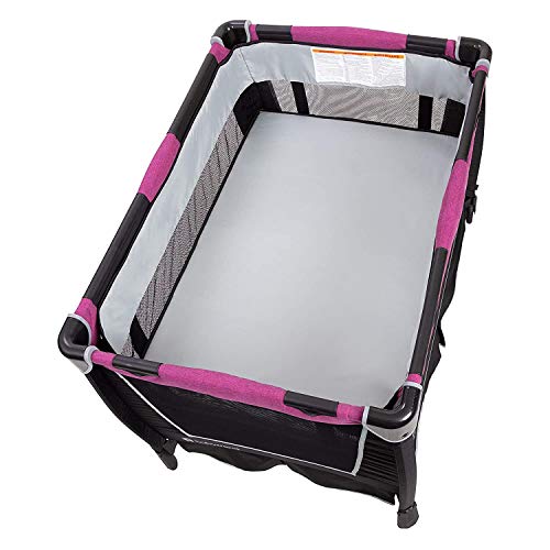 Baby Trend Retreat Nursery Center Playard, Bassinet & Storage, Purple - image 7