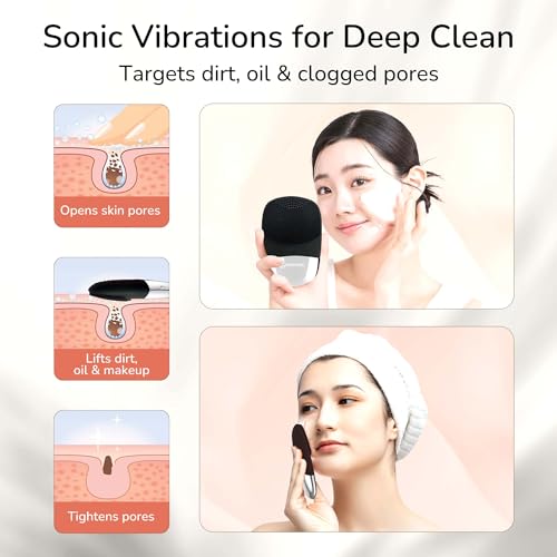 Glam21 Silicone Face Cleanser Scrubber - Image 2 of 9