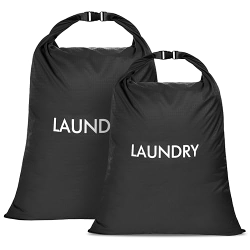 Roll-Top Waterproof Laundry Bag (2 Pack)