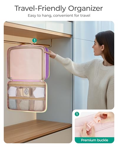 Image of BAGSMART Compression Packing Cubes for Travel, 6 /5 /4set Lightweight Packing Organizers, Summer Travel Essentials Suitcase Organizer Bags Set