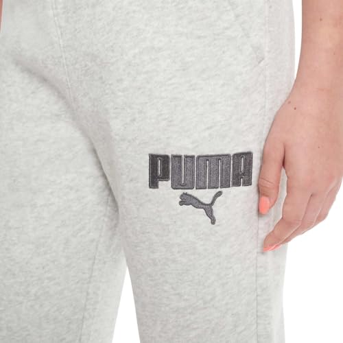 PUMA Youth Fleece Jogger Pant (Grey, Large 14/16)3
