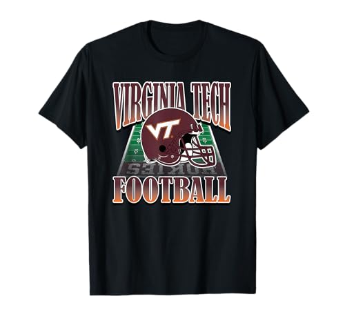 Virginia Tech Hokies Vintage Football Helmet 90's T-Shirt