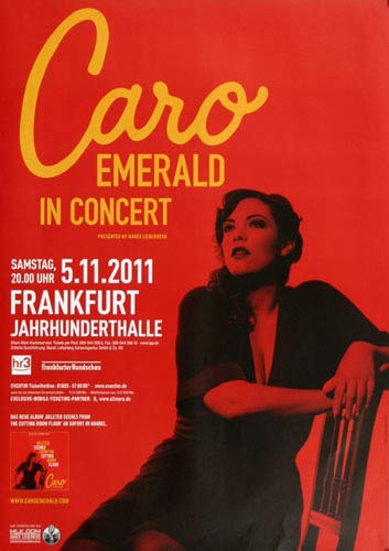 Caro Emerald - The Cutting Room 2011 - Poster, Concertposter, Concert