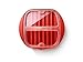Lekue Microwave Bacon Maker/Cooker with Lid, Red, 11.02